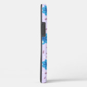 なだらかな青い花柄 Case-Mate iPhoneケース (裏面 / 右)