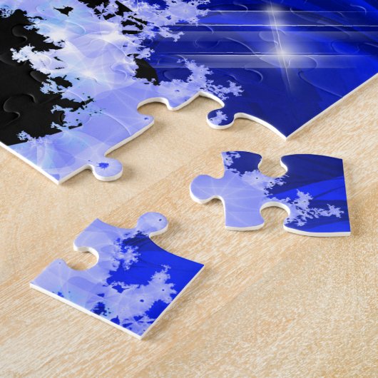 なだれでスノーモービルで行くこと ジグソーパズル (側面)