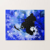 なだれでスノーモービルで行くこと ジグソーパズル (横)