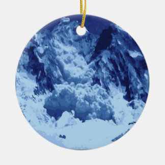 なだれのオーナメント セラミックオーナメント