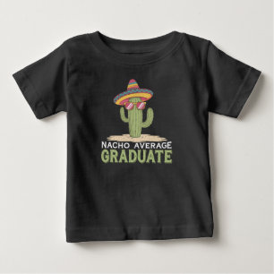 なちょう平均的な卒業生サボテン卒業式メキシコ ベビーTシャツ