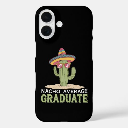 なちょう平均的な卒業生 サボテン 卒業 メキシコ風 Case-Mate iPhoneケース (裏面)