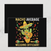 なちょう平均的な結婚式の司式者メキシコのパーティー ポストカード (正面/裏面)