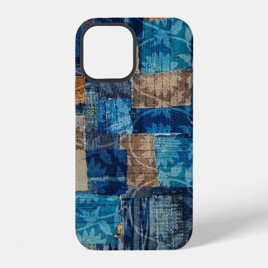 なで色の水彩抽象デジタルパターン全面プリント iPhoneケース (裏面)