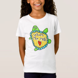 "なにがそんなに急ぎ？" カメ Tシャツ
