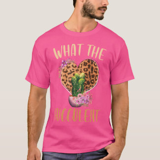 なにサボテン多肉植物ガーデニング プラ Tシャツ