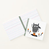 なびくおもしろい怪物 ノートブック (内部)