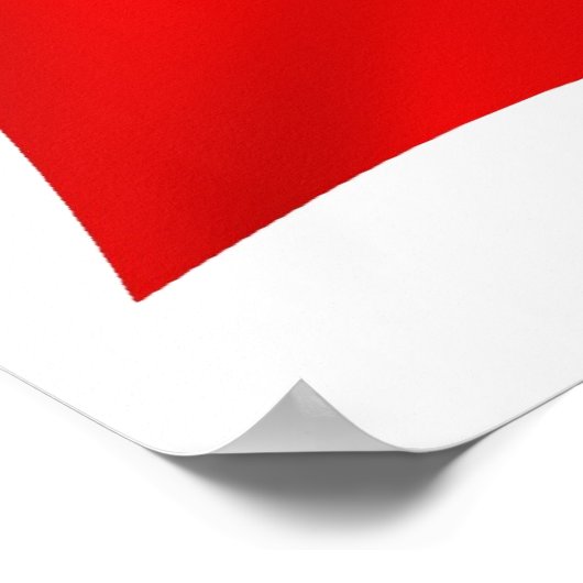 なびくアラブ首長国連邦国旗 ポスター (角)