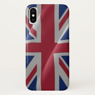 なびくイギリス国旗 –  iPhone X ケース