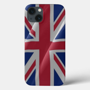 なびくイギリス国旗 –  iPhone 13ケース