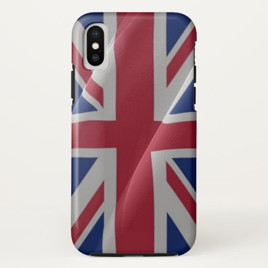 なびくイギリス国旗 – Case-Mate iPhoneケース (裏面)