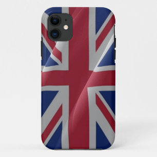なびくイギリス国旗 –  iPhone 11 ケース