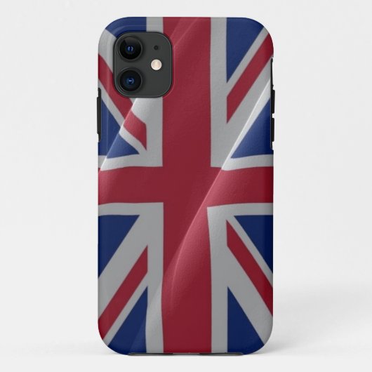 なびくイギリス国旗 –  Case-Mate iPhoneケース (裏面)