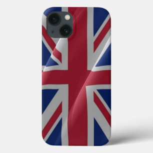 なびくイギリス国旗 –  iPhone 13ケース