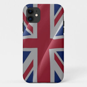 なびくイギリス国旗 –  iPhone 11 ケース