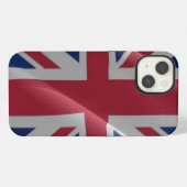 なびくイギリス国旗 – iPhoneケース (裏面横)
