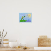 なびくカエルのポスター ポスター (キッチン)