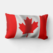 なびくカナダ国旗 ランバークッション (裏面)