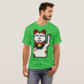 なびくキャットギフト Tシャツ (正面フル)