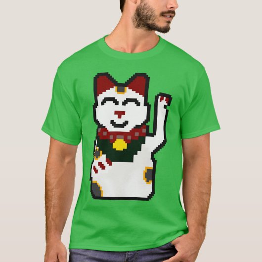 なびくキャットギフト Tシャツ (正面)
