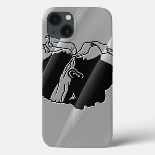 なびくコルシカ国旗 – Case-Mate iPhoneケース (裏面)