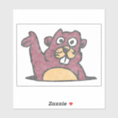 なびくゴッパーヴィンテージ動揺して白 シール (シート)