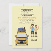 なびくサヨナゴ遠くにパーティの招待状 招待状 (正面)