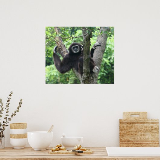 なびくサル ポスター (キッチン)