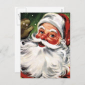 なびくサンタクロース シーズンポストカード (正面/裏面)