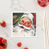 なびくサンタクロース スタンダードカクテルナプキン (インサイチュ)