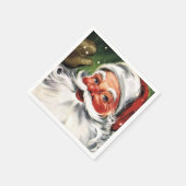 なびくサンタクロース スタンダードカクテルナプキン (角)