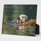 なびくシーオッター フォトプラーク (側面)