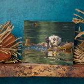 なびくシーオッター フォトプラーク (側面)