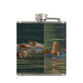 なびくシーオッター フラスク (裏面)