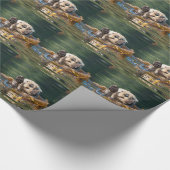 なびくシーオッター ラッピングペーパー (コーナー)