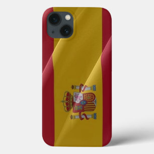 なびくスペイン国旗 –  iPhone 13ケース