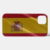 なびくスペイン国旗 – Case-Mate iPhoneケース (裏面 (横))