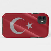 なびくトルコ国旗 – Case-Mate iPhoneケース (裏面(横))