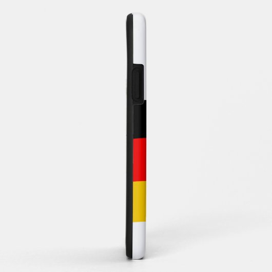 なびくドイツ国旗 Case-Mate iPhoneケース (裏面/右)