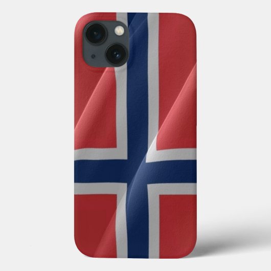なびくノルウェー国旗 – Case-Mate iPhoneケース (裏面)