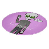 なびくフレンドリーエイリアンサンダー_コーブ カッティングボード (角)