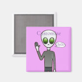 なびくフレンドリーエイリアンサンダー_コーブ マグネット (正面/裏面)