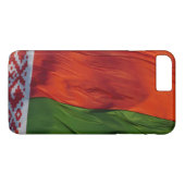 なびくベラルーシ国旗 Case-Mate iPhoneケース (裏面(横))