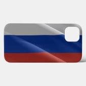 なびくロシアの国旗 – Case-Mate iPhoneケース (裏面 (横))