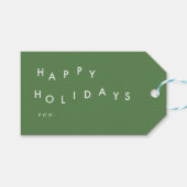 なびく休日 ギフトタグ (正面(横))