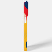 なびく型枠の色（黄、青、赤） Case-Mate iPhoneケース (裏面 / 右)