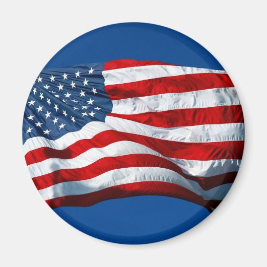 なびく星条 マグネット (正面)