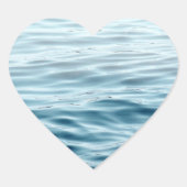 なびく水 ハートシール (正面)
