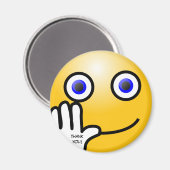 なびく絵文字感謝していを! マグネット (正面/裏面)