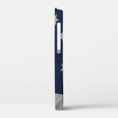 なびく織物USA国旗 Case-Mate iPhoneケース (裏面 / 左)